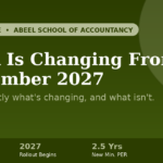 ACCA Syllabus Changes in 2027: Complete Guide to the New Structure | Abeel School of Accountancy | Abeel School Of Accountancy ACCA Syllabus Changes 2027