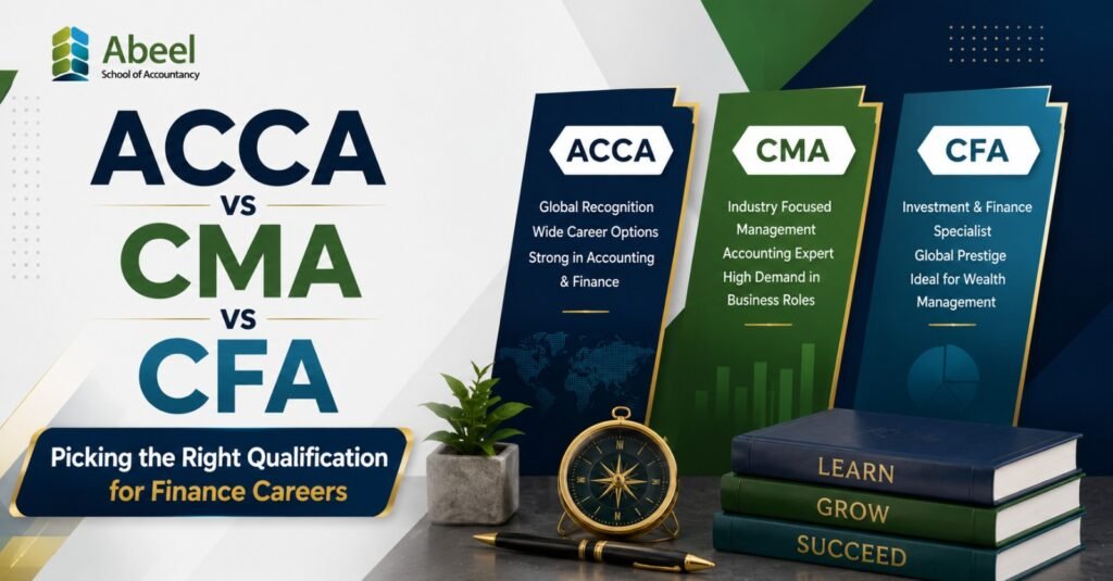 ACCA vs CMA vs CFA: Picking the Right Qualification for Finance Careers | Abeel School Of Accountancy ACCA vs CMA vs CFA